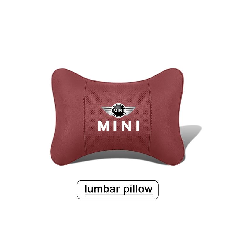 5 Color Car Headrest/Lumbar Support Car Neck PillowFor MINI Cooper R56 F56 R50 JCW Cabrio Aceman Countryman Clubman Roadster Uylez55