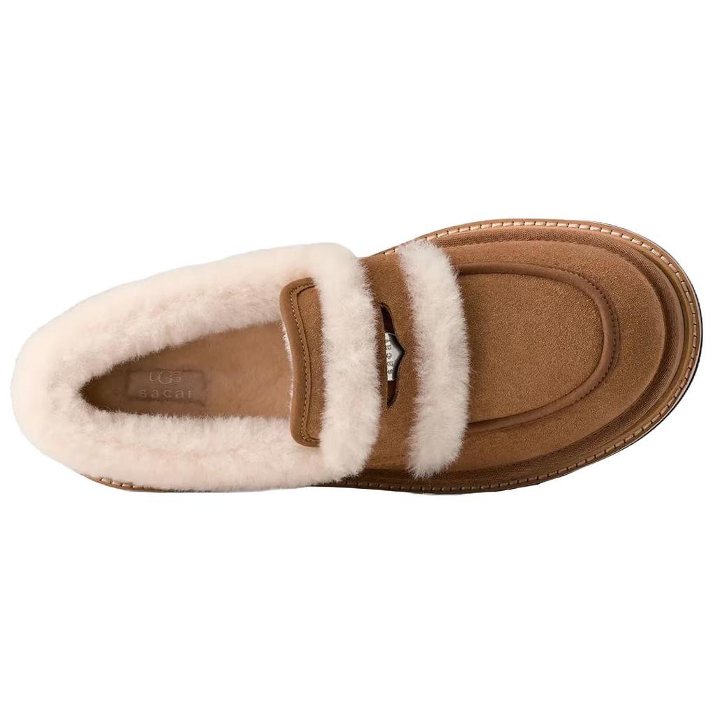 Sacai X UGG Loafer Chestnut Unisex Sneakers Tan 1178370-CHE