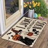 Halloween Ghost Doormat Mummy Ghost Pumpkin Black Cat Spider Non Slip Outdoor Porch Indoor Entryway Decor Rug