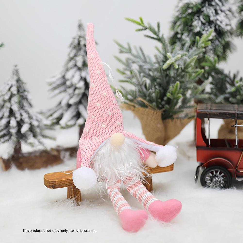 Christmas Glowing Doll, Faceless Beard Doll, Christmas Decoration, 1pc Christmas Ornament with Lights, Christmas Tree Decoration