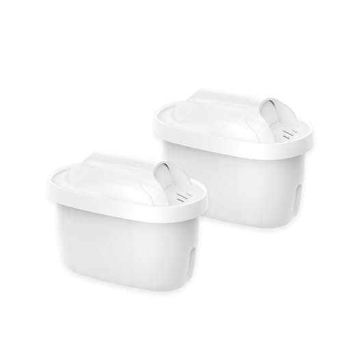 BRITA Replacement Filter Cartridges with Strontium Sr for New and Older BRITA Water Purifier Pots, Upgraded, Ion Exchange Resin, Includes Instructions