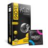 Skore Skin Thin Ultra Fine Condoms Monthly Pack  of 3 x 10 Units With Lubrication Teat End Natural Latex Protection Set