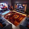 1pc Five Nights at Freddy's3 Print Area Rug - Soft, Washable Non-Slip Indoor Mat for Office Chairs, Living Room, Home Office Decorative Rug