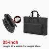 Bolsa de Transporte para Monitor de 24/25/27/32 Polegadas com Espuma de Amortecimento à Prova de Choque Proteção Completa Estojo Portátil para Tela de Computador para Viagem