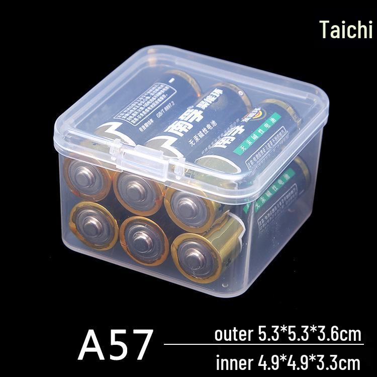 Şeffaf Dikdörtgen PP Plastik Saklama Kutusu, Parça Paketleme İçin Küçük Kare Kap