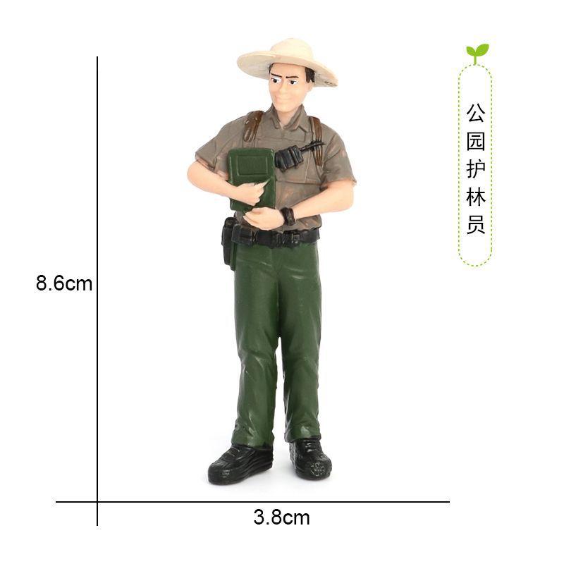 Realistic Farming Figurine Set Farmer Models Farm Wife Shepherd Worker Miniature Sand Table Dolls Home Decorations