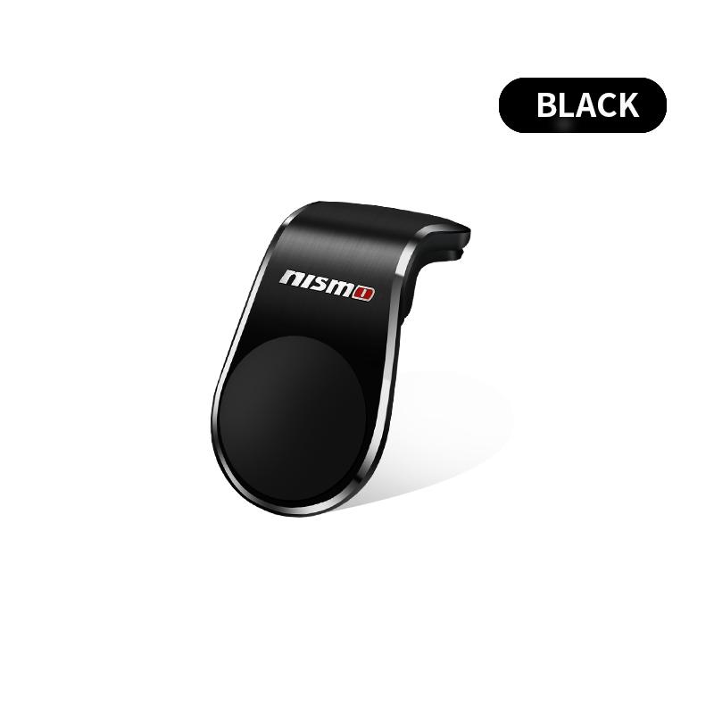 1ks Magnetický držák na telefon do auta ve tvaru L, speciální pro auto, s emblémem pro Nissan Nismo Tiida Teana ALTIMA SYLPHY MURANO KICKS QASHQAI GTR