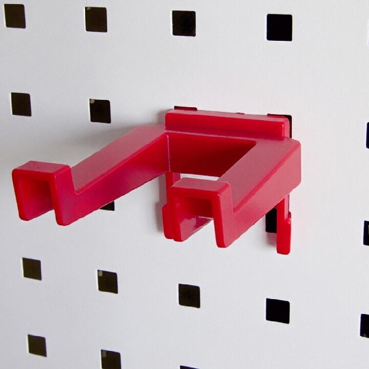 Set of 5 Versatile Plastic Pegboard Hooks for Tool Storage and Wall Organization Workshop Storage Supplies