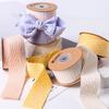 25MM Width Handmade Bow Ribbon 10yards Textured Ribbon Passementerie Fabric Webbing