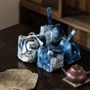 Chinese Style Tea Tools Storage Bag Cotton Drawstring Bundle Pocket Ink Rendering Handbag  Festival