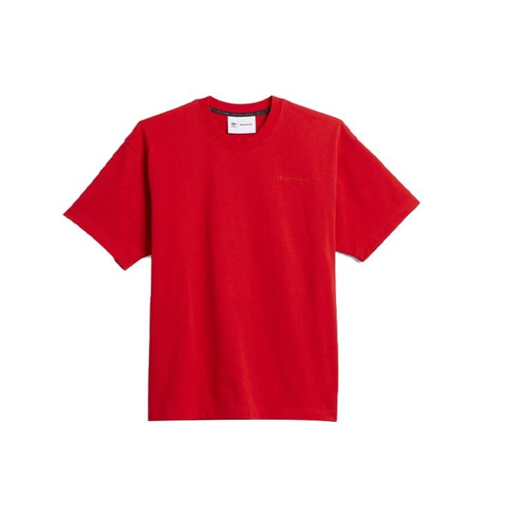 adidas x Pharrell Basic Sports T-Shirt  Red  Unisex HF9955 S