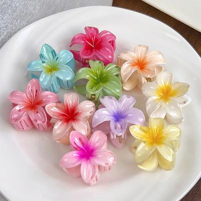 2 Stück/Set Niedliche Kleine Blume Haarspangen Mädchen Kinder Süße Bonbon Haarspangen Haarklammern Haarspangen Frauen Haarschmuck Sommer