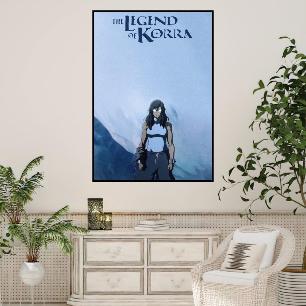 

Мультяшный А-Аватар Л-Легенда о К-Корре Постеры Принты Настенная Живопись Украшение для Спальни Гостиной Офиса Дома 21x30cm No Framed