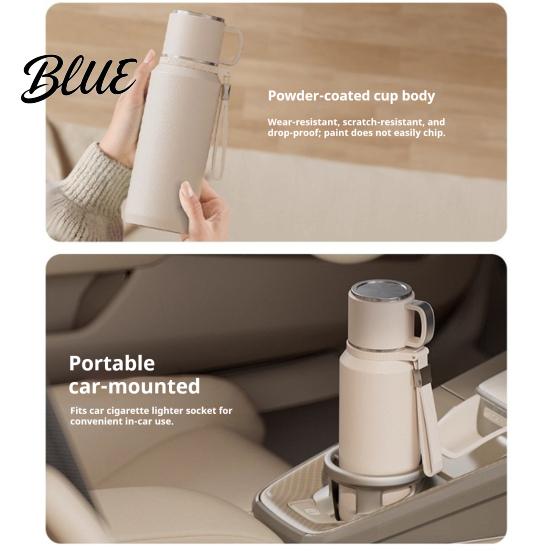 Large Capacity Thermal Flask 316 Stainless Steel Tea Tumbler with Infuser 3-in-1 Double Wall Vacuum Insulated Water Bottle Leakproof Travel