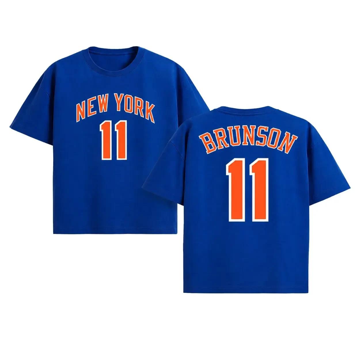 Brunson Nummer T-Shirt Herren Damen Oversized Y2k Schwere Baumwolle Kurzarm Streetwear Harajuku Bequem Damen Herren Kleidung XXXL