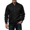 Men's -Lined Zip-Up Jacket Casual Cardigan Color Long Sleeve