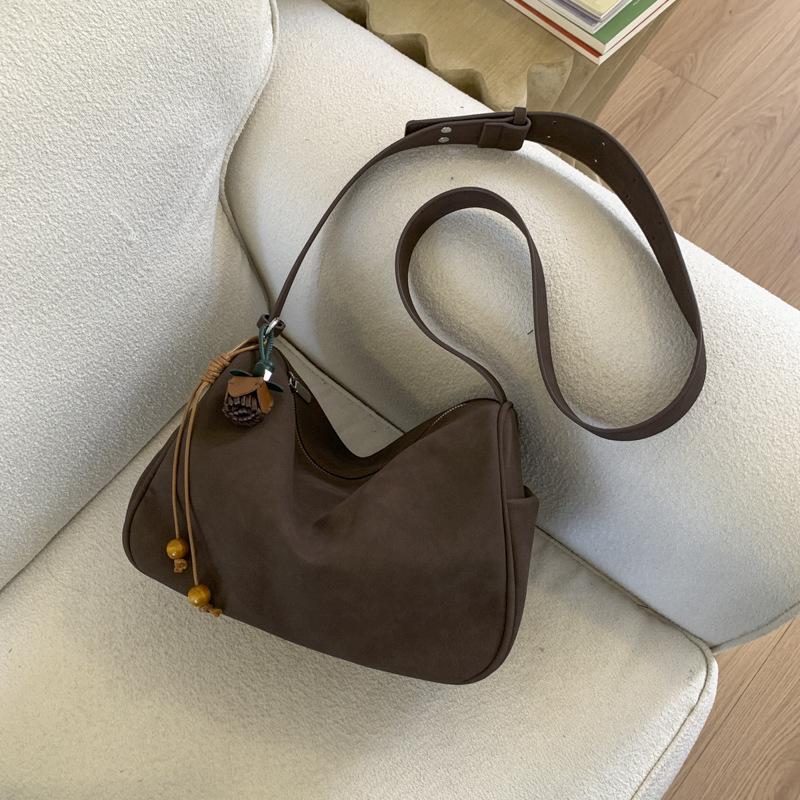 Retro und einfache Unterarm-Knödeltasche für den Pendelverkehr, Einzel-Schulter-Hand-Crossbody-Tasche