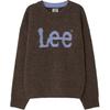 Korean Style Soft Loose Comfortable Casual Drop Shoulder Long Sve Pullover Knit Sweater Women Sweater Chocolate LE2403KT02CL