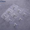 Transparent Seamless Adhesive Hooks
