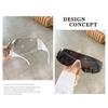 Punk Oversized 2000's Eyewear Rimless Shades Goggles 1pc Sun Glasses Star Y2K Sunglasses