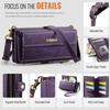 CaseMe Flip Leather Phone Case for iPhone 17 Pro Max Air 16 Plus 16E 15 14 13 Mini 12 11 X XS XR SE 2022 8 Long Lanyard Zipper Wallet Multi Card Cover