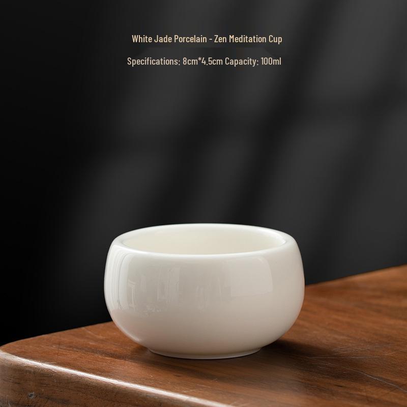 Dehua White Jade Porcelain High-End Personal Teacup
