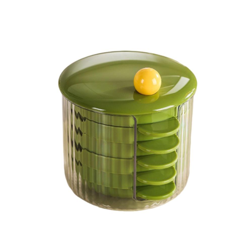Stackable Mini Sauce Dish Set Creative Food Container Set Food Sauce Dish Seasoning Bowl BBQ Grill зелёный