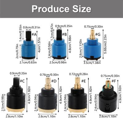 Thermostatic Shower Mixing Cartridges And Ceramic Construction Ergonomic Handle Universal Compatibility For Most Showers