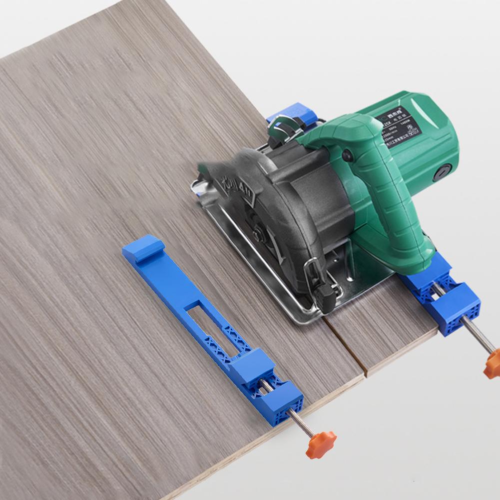 1/2pcs Adjustable Cutting Machine Base Guide Circular Saw Milling Positioning Clamps Cutting Machine Edge Guide Positioner Tool