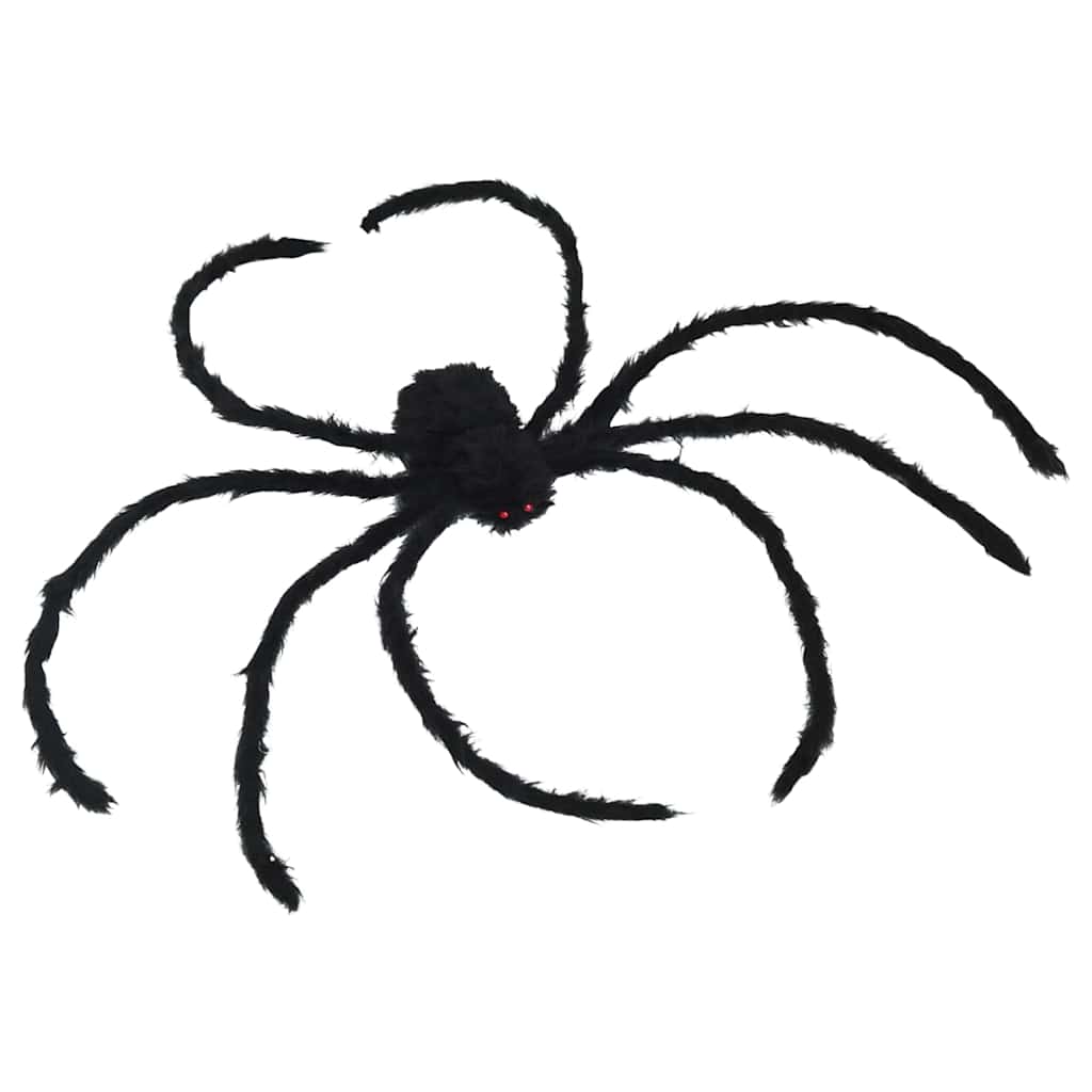 Halloween Spider Decoration 3 Pcs Black 150 Cm