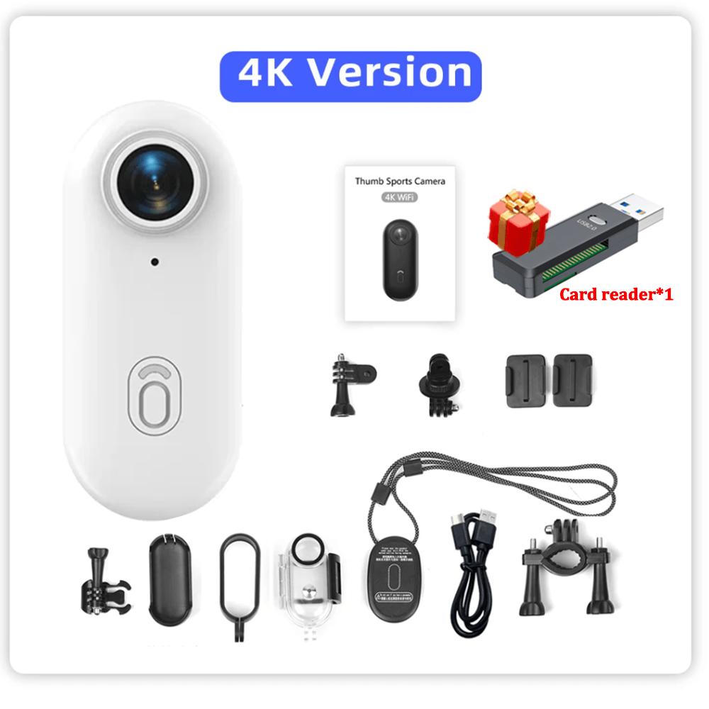 

4K 1080P Mini Body Camera Helmet Handlebar Motorcycle Road Sport Cam Battery Body cam Full Hd Sports Action Wifi H88 camera 64GB Card