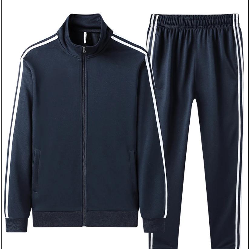 

Мягкий восковой эластичный воздушный слой, состоящий из двух частей, мужской спортивный костюм контрастного цвета с воротником-стойкой для отдыха XL синий