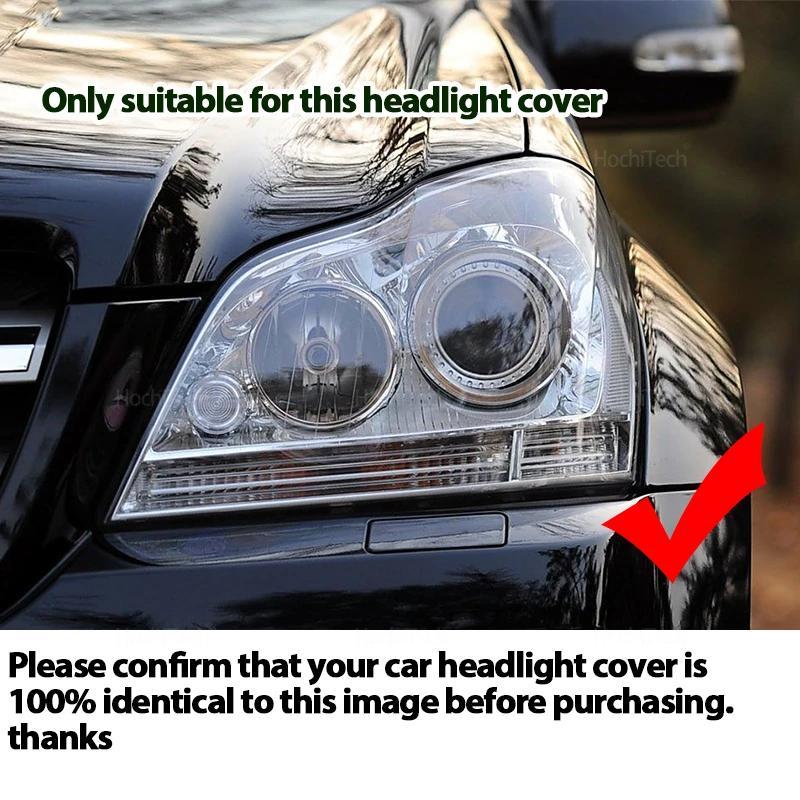 For Mercedes-Benz GL Class X164 2006-2012 Car Headlamp Cover Headlight Lens Glass Cover Lampshade Bright Shell Lens Covers