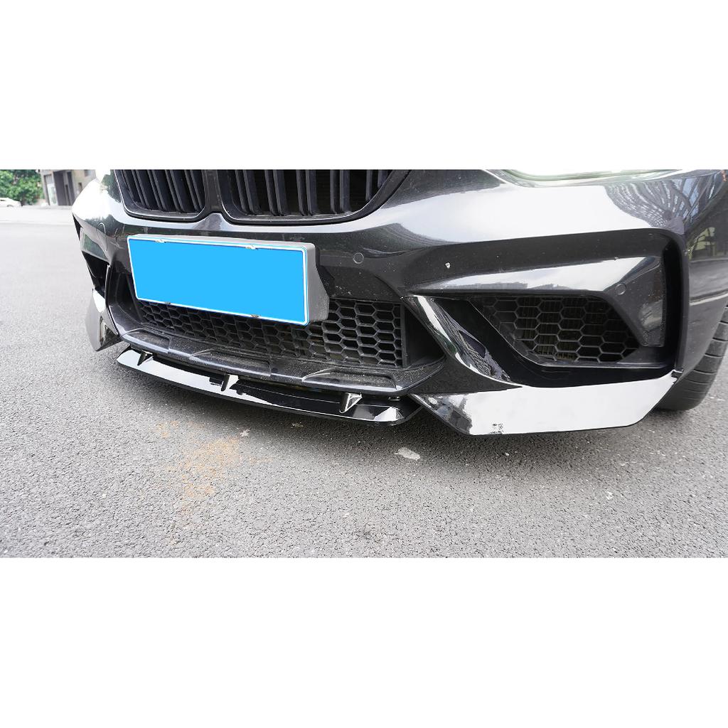 For BMW F87 M2 Competition 2016 2017 2018 2019 2020 Front Bumper Lip Car Accessories Spoiler Splitter Body Kit Glossy Black