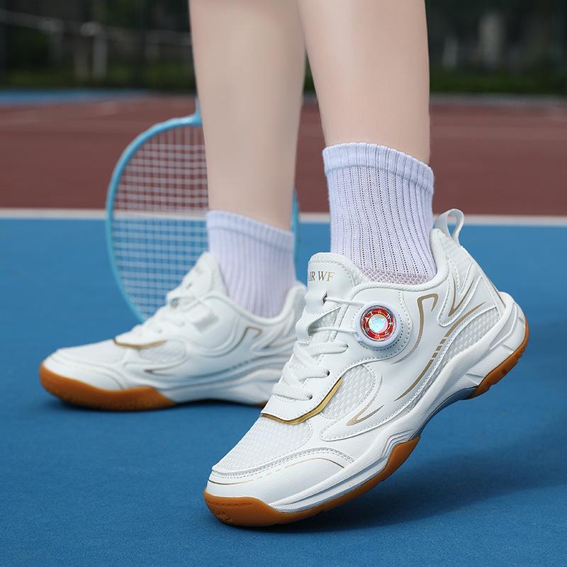 Badminton shoes 2025 new breathable soft sole lightweight non-slip professional competition training shoes children's sports shoes