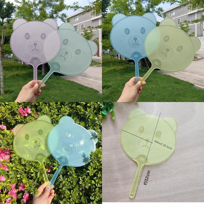 Children's Large Cartoon Fan for Summer, Plastic Fan, Cute Hand-Held Fan for Students, Portable Summer Large Palm Fan