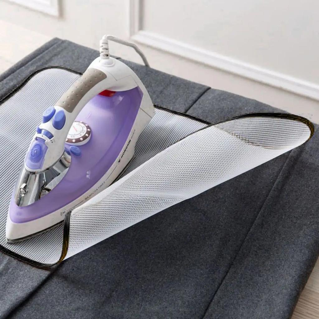 1pc-Household Mesh Fabric For Ironing Board Pads Clothes Net High Temperature Protection Iron Pad Against Burn Mat Cover
