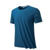 Summer Ice Silk Breathable Short-sleeved T-shirt Super Ice Round Neck Solid Color Sports Running Men's Quick-drying Moisture-wicking Top