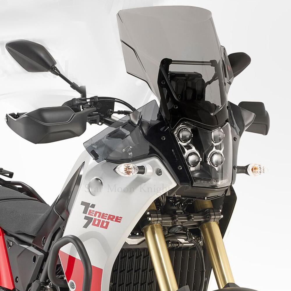Čelní sklo motocyklu, boční deflektor, řídítka, přední deflektor pro Yamaha Tenere 700, TENERE700 XTZ XT700Z T700 T7