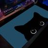 Funny Black Cute Cat Kawaii Mouse Pad Nonslip Thickened MousePad Large Writing Lockedge Office Student Gaming Cushion