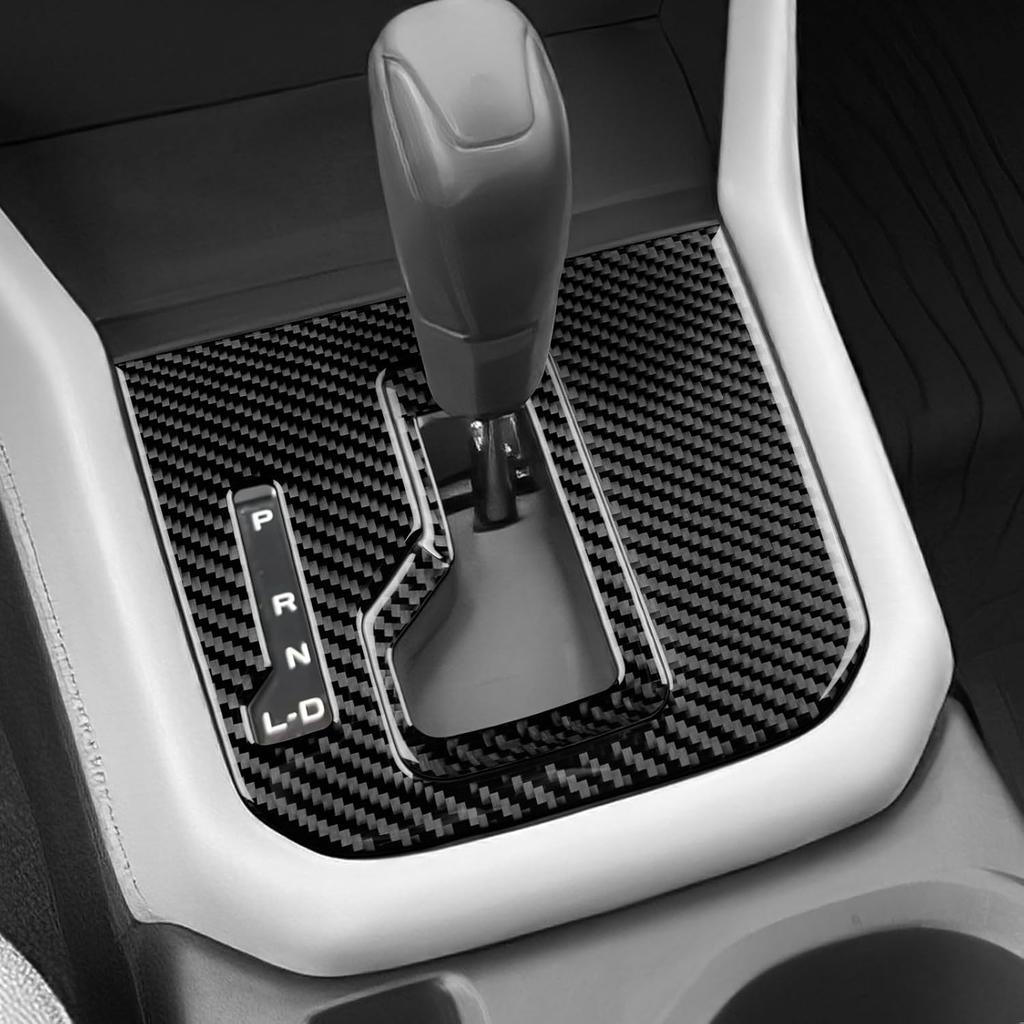 AIRSPEED for Subaru Forester 2025 2026 Soft Carbon Fiber Gear Shift Panel Cover Center Console Interior Trim Black, General Version