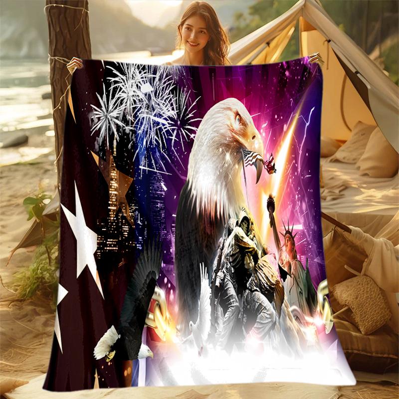 1pc U.S. soldiers and military armed forces blanket, al season lightweigh Poster blanket home office outdoor nap multifunc Poster blanketional blanket