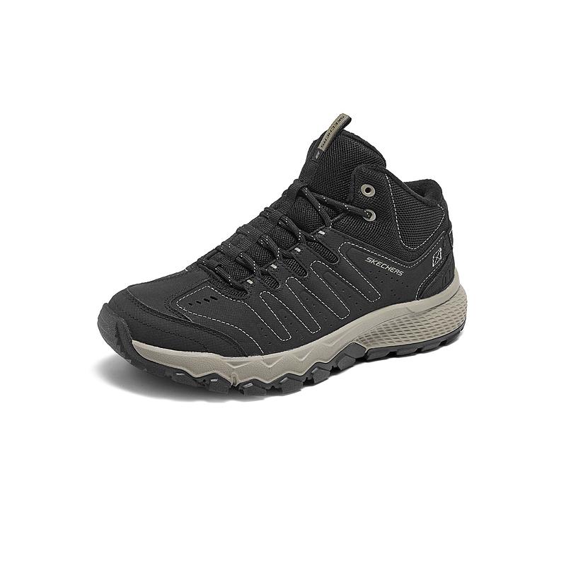 Skechers Outdoor Comfortable Durable Mid-Top Outdoor Functional Shoes Men Shoes Black Brown 237632-BKTP