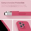 Fundas Silicone Case for Iphone 16 Pro Max Shockproof Liquid Silicon Protective Phone Back Cover for Iphone 15 14 13 12 11 Case