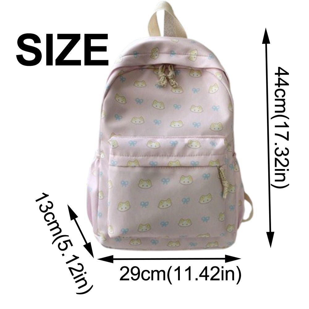 Large Capacity Students School Bags Cute Cartoon Shoulder Bag College Student Backpack  Children