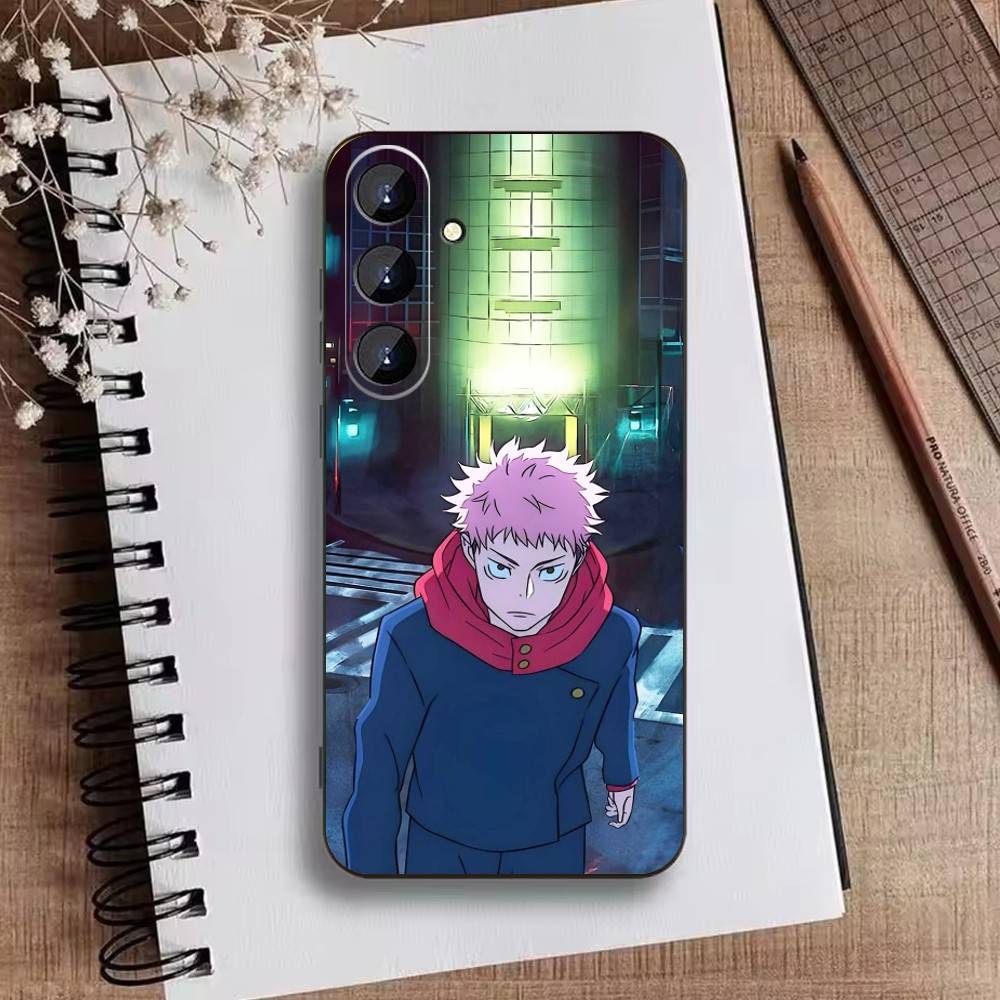 Jujut-su I-Ichiji H-Kaisen Phone Case For Samsung Galaxy A73,21,22,32,71,53,52,51,80,5G Soft Black Cover