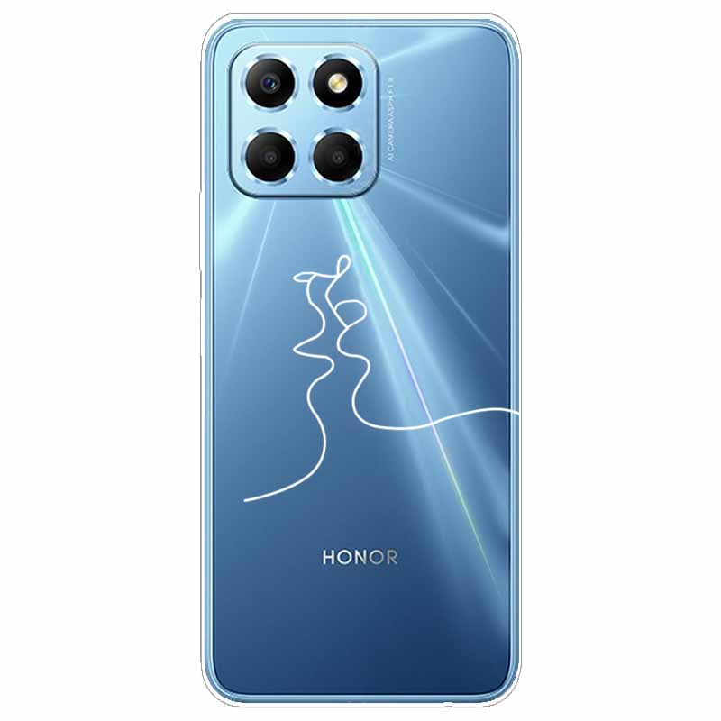 For Honor X6 Case HonorX6S Transparent Soft TPU Silicon Phone Cover For Huawei Honor X6S 2022 Case 6.5 Inche VNE-LX1 Clear Funda