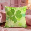 Blessed LLucky CloverS Cushion Cover Premium Comfort Reversible Pillow Cove Two in One Design for Any Room  Car Interior