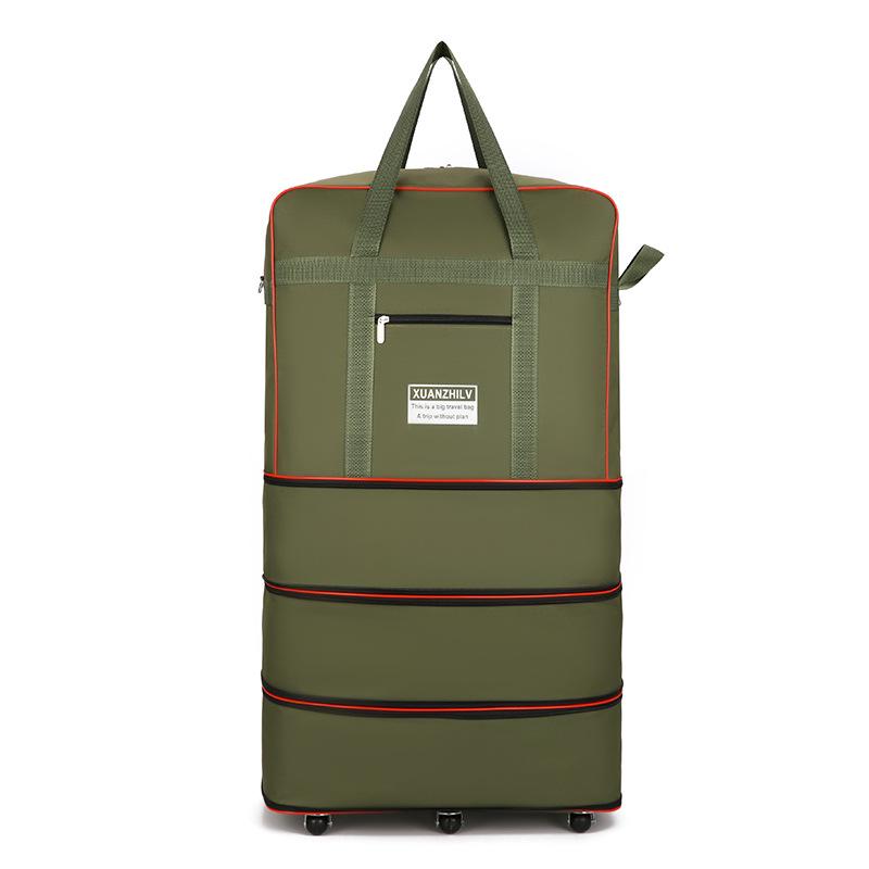 Expandable Foldable Travel Luggage with Universal Wheels - Large Capacity 158 Air Checked Baggage