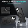 For Samsung Galaxy S25+/S24+ Case with Magnetic Kickstand TPU + PC Anti Drop Phone Cover
